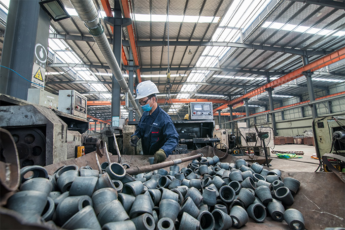 江西网架配件-锥头加工车间